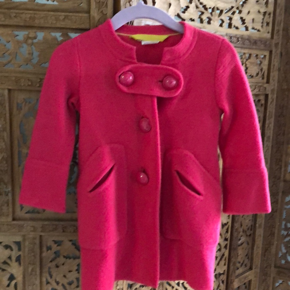 Crewcuts xs pink 100% cashmere jacket